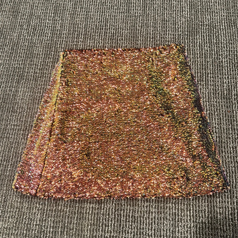 Endless Rose sparkly zip up skirt size small